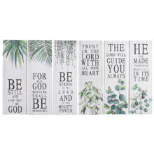 1 Set of Bible Verses Wall Decor Scripture Wall Art Wooden Bible Verses Wall Decors Random Style