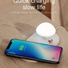 Wireless Charging Mushroom Lamp