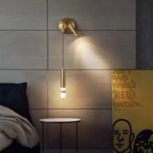 Gold Hanging Spot Light