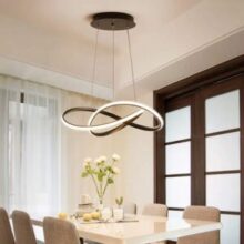 Black Ring Chandelier