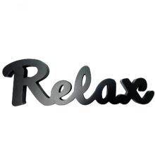 Wooden Relax Letter Table Sign Blessed Cutout Word Sign Wall Decor